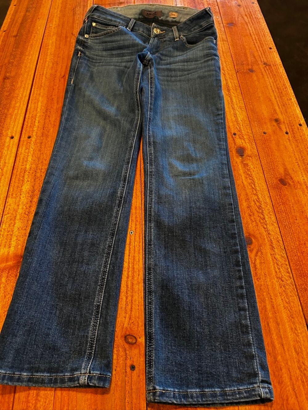 Ariat Women's Perfect Rise Straight Denim Jeans Size 28 Short EUC
